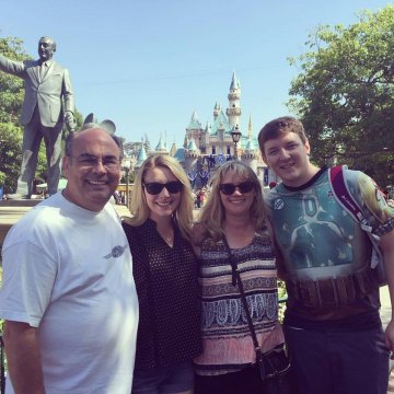 Deneen with spouse Jim and children Christopher and Katelynn.